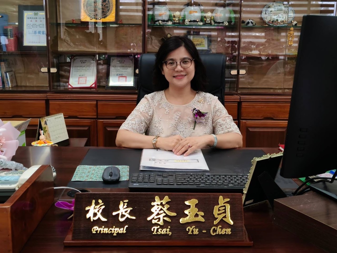 蔡玉貞校長照片